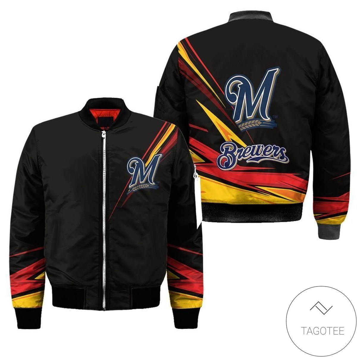 Milwaukee Brewers Bomber Jacket V5