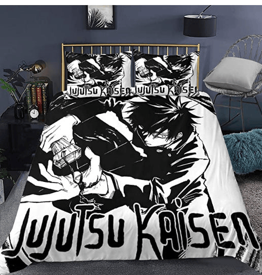 Jujutsu Kaisen Bedding Set Jujutsu Kaisen Character Graphic Duvet Covers