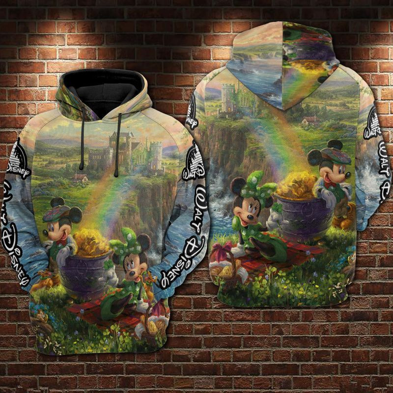 Mickey Over Print 3d Hoodie Zip Hoodie 648
