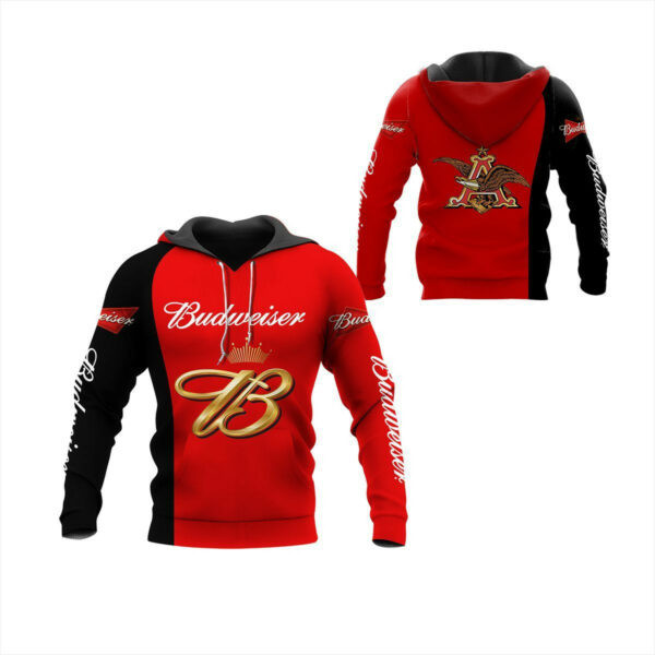 Budweiser Shirt 151,   3d Hoodie Zip Hoodie 1545