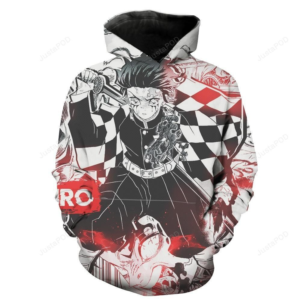 Tanjiro 3D All Over Print Hoodie & Zip Hoodie