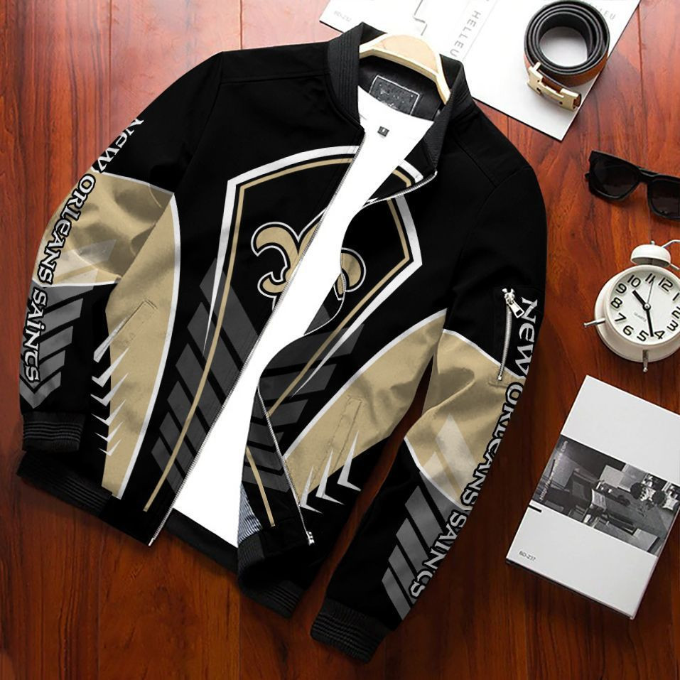 New Orleans Saints Personalized Bomber Jacket 519