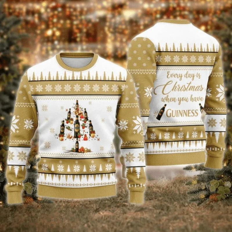 Guinness Christmas Tree Ugly Christmas Sweater