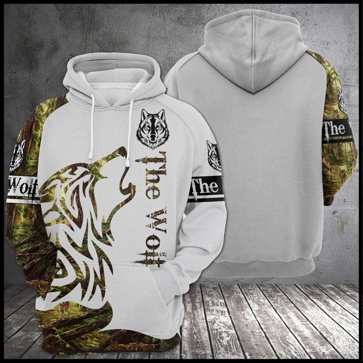 The Wolf 3D All Over Print Hoodie & Zip Hoodie