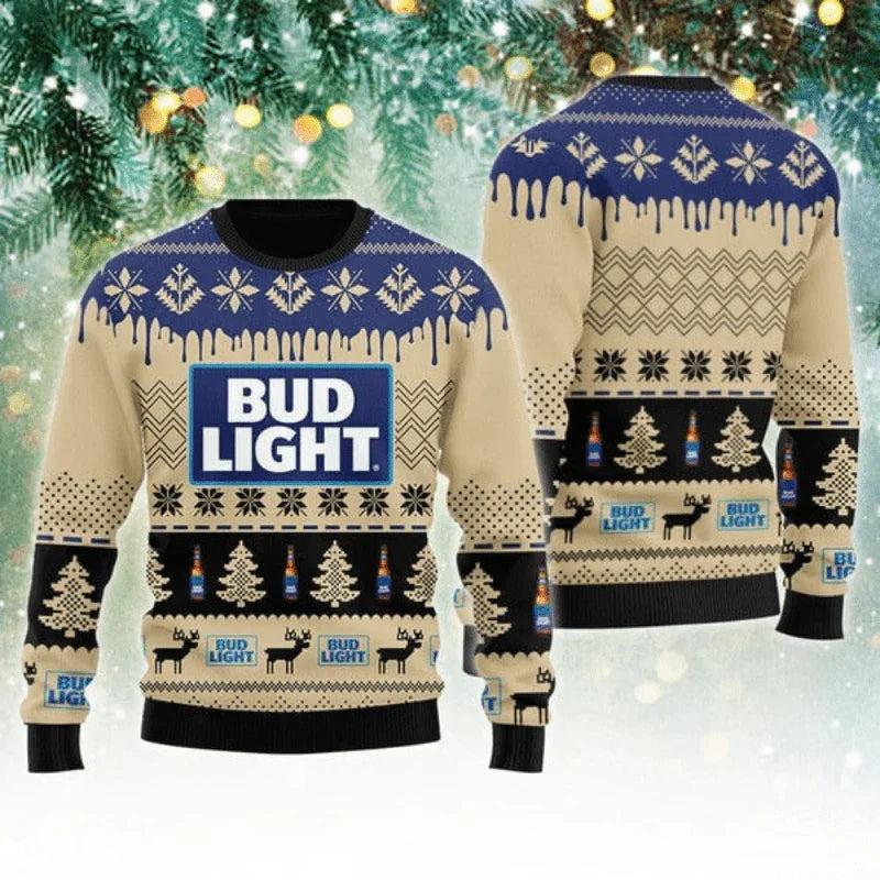 Bud Light Christmas Festival Ugly Christmas Sweater