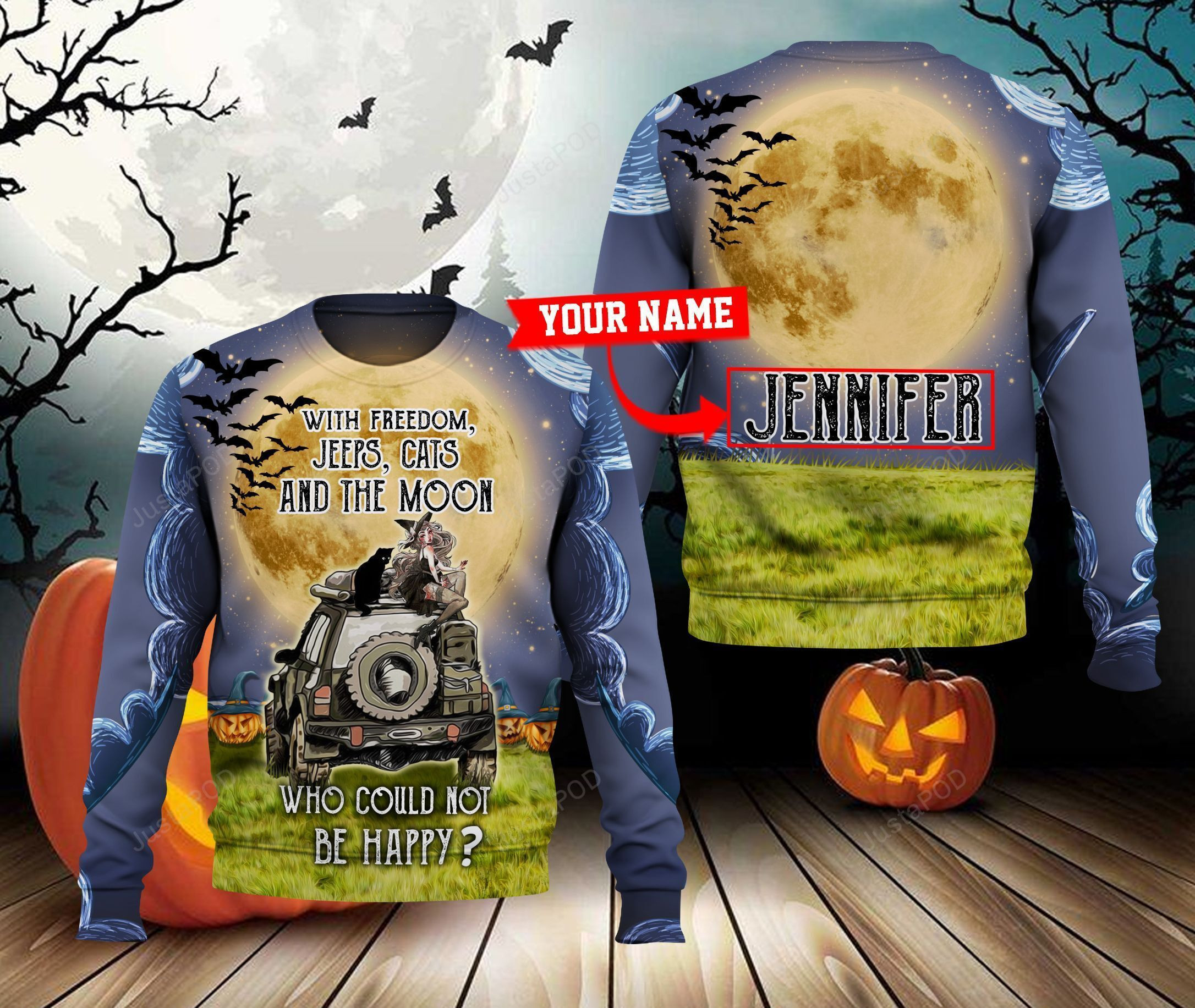 Personalized Jeeps 3D All Over Print Hoodie & Zip Hoodie