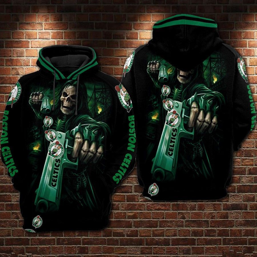 Boston Celtics 3D All Over Print Hoodie & Zip Hoodie