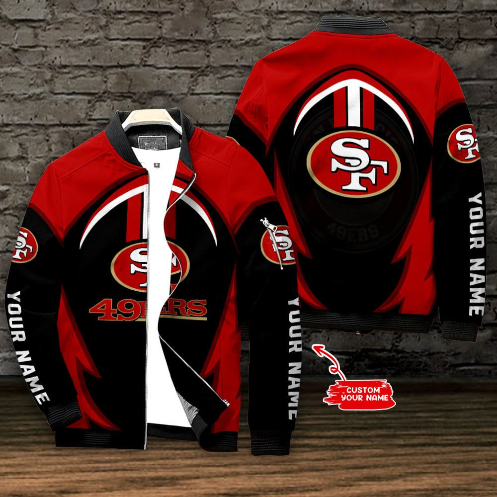 San Francisco 49ers Personalized Bomber Jacket BG620