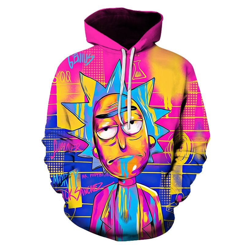 Rick And Morty 3D All Over Print Hoodie & Zip Hoodie
