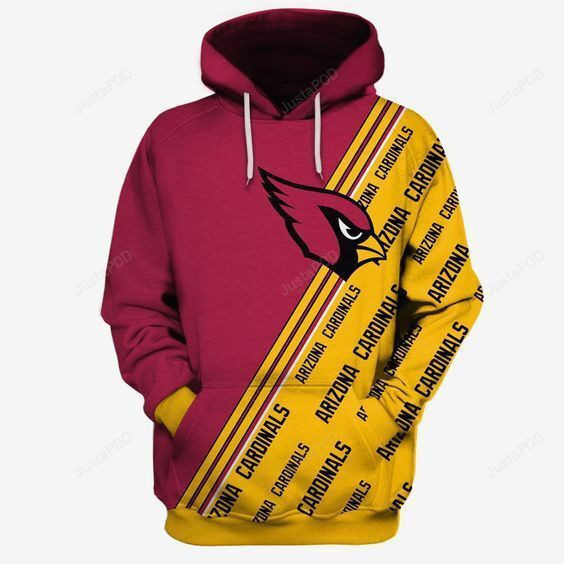 Arizona Cardinals Ncaa Football Many Logo 3D All Over Print Hoodie & Zip Hoodie