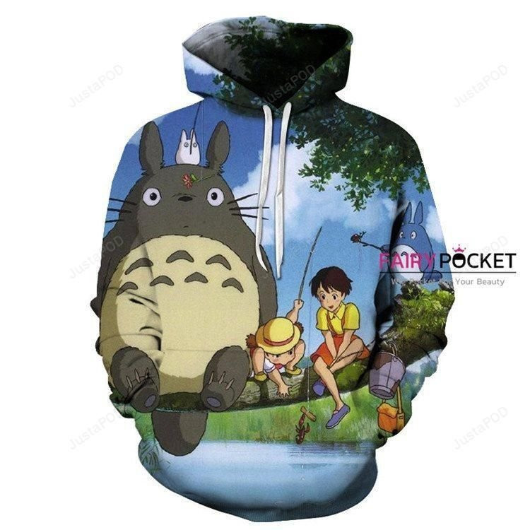 Tonari no Totoro Mei Kusakabe, Totoro Satsuki Kusakabe 3D All Over Print Hoodie & Zip Hoodie