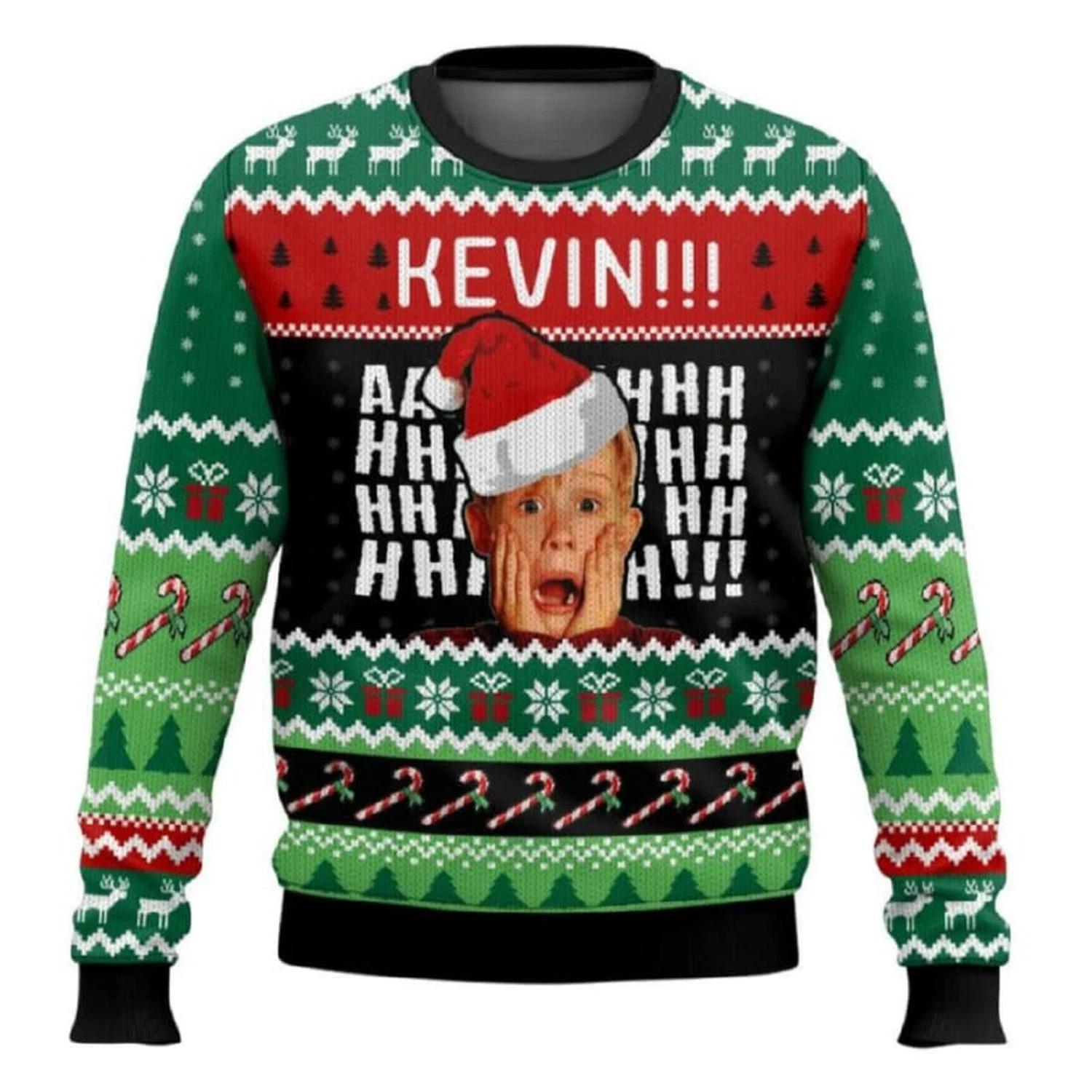 Kevin Home Alone Ugly Christmas Sweater