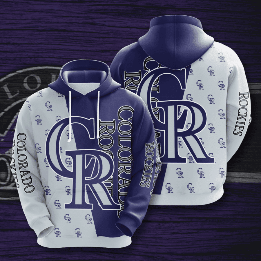 Colorado Rockies 3D All Over Print Hoodie & Zip Hoodie