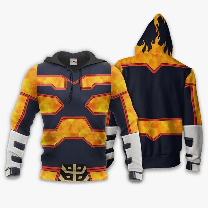 Endeavor My Hero Academia 3d Hoodie Zip Hoodie
