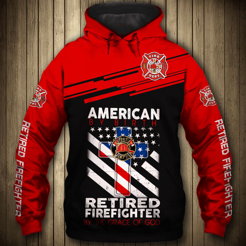 American Firefighter 3D All Over Print Hoodie & Zip Hoodie