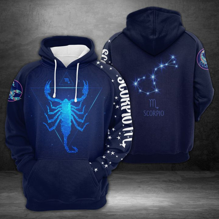 Scorpio Horoscope 3D All Over Print Hoodie & Zip Hoodie