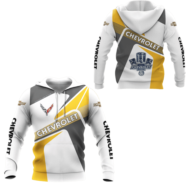 Chevrolet Corvette Shirt 839, 3d Hoodie Zip Hoodie 356