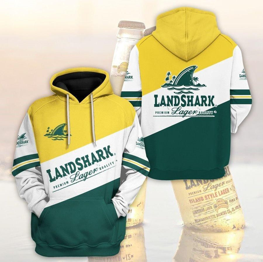 Landshark Lager 3d All Over Print Hoodie 367
