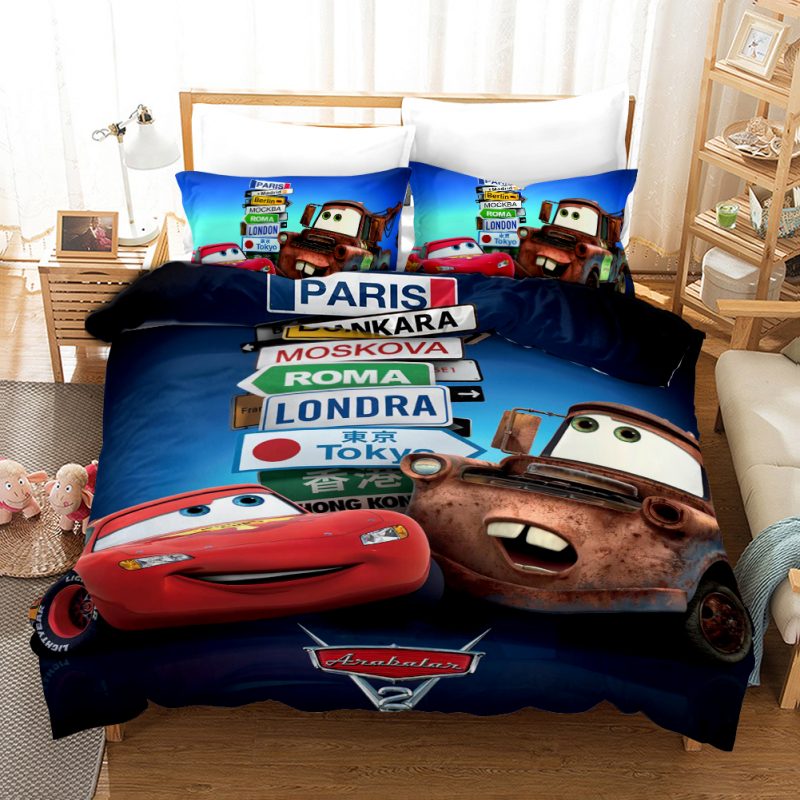 Cars Bedding Set DN Lightning McQueen And Mater Duvet Covers