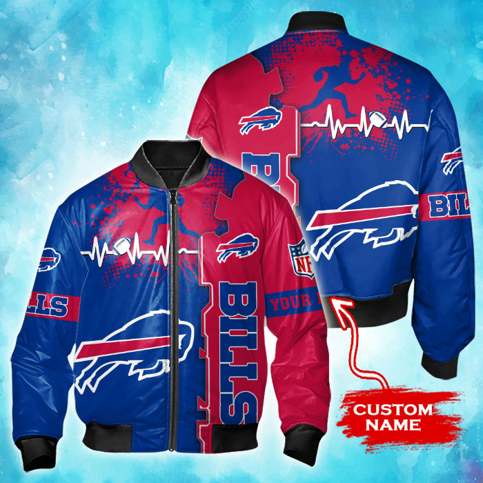 Buffalo Bills Personalized Thick Bomber Jacket CSBBT145