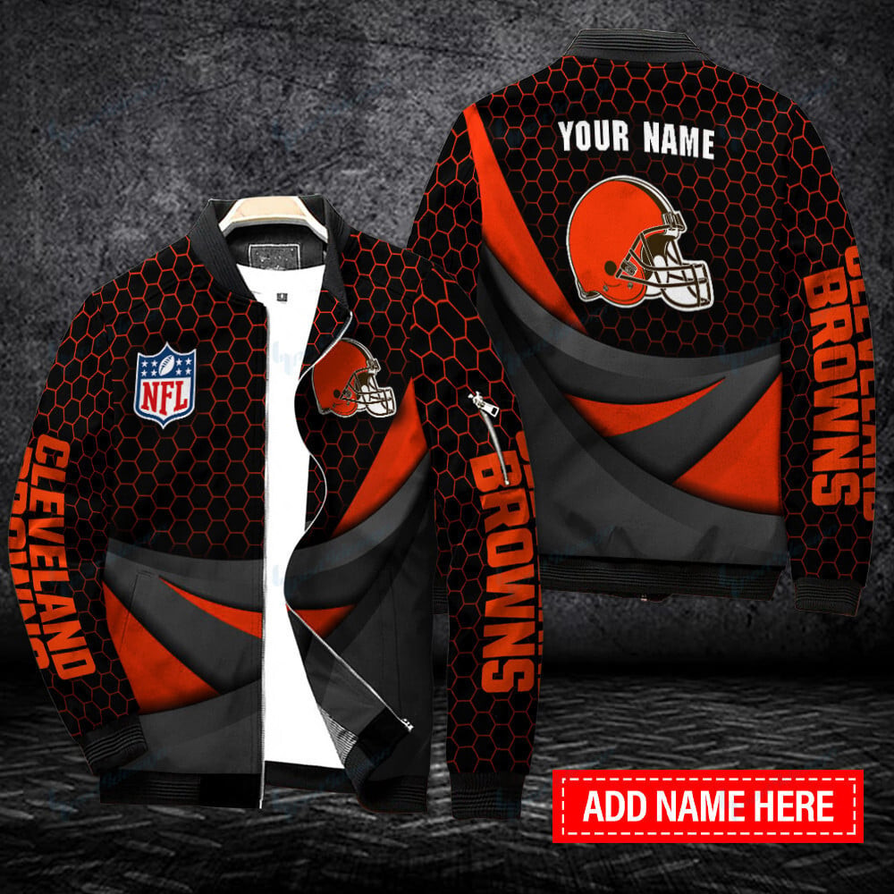 Cleveland Browns Personalized Bomber Jacket BG304
