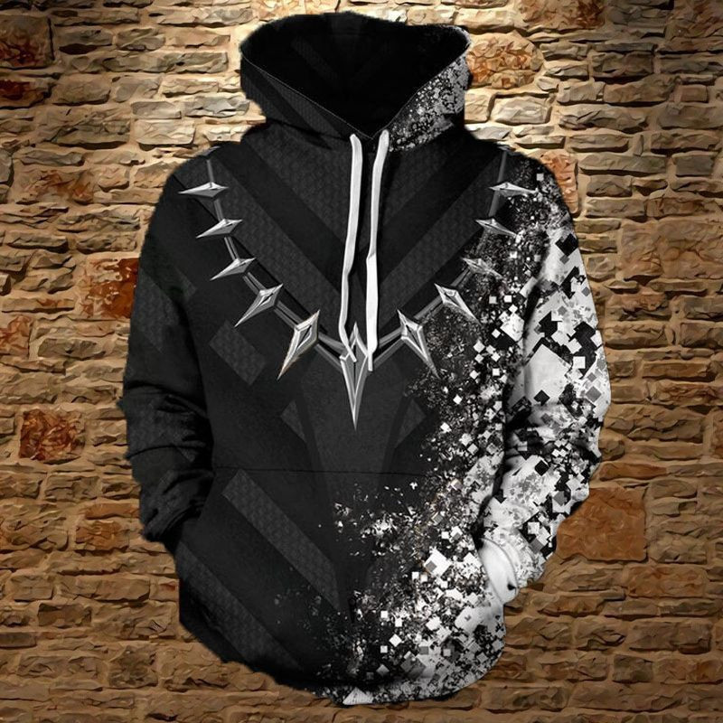 Vanishing Black Panther Wakanda Forever Over Print 3d Hoodie Zip Hoodie