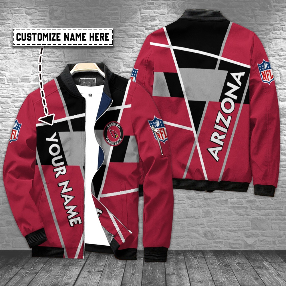 Arizona Cardinals Personalized Bomber Jacket BG864