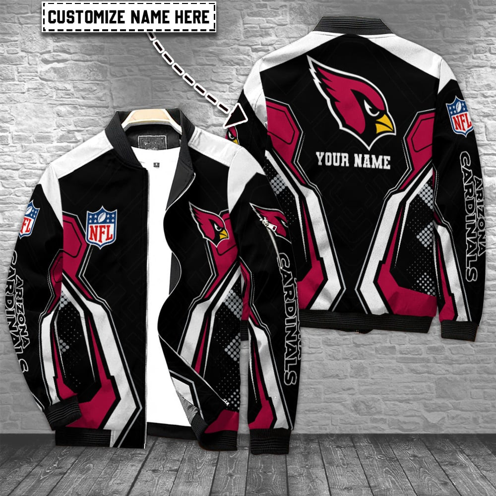 Arizona Cardinals Personalized Bomber Jacket BGBBJ986
