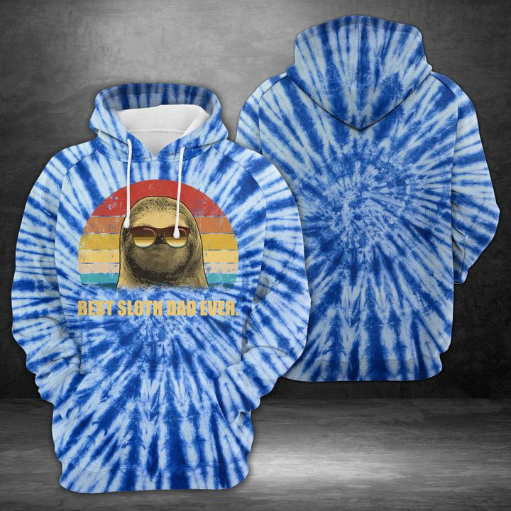 Sloth Dad 3D All Over Print Hoodie & Zip Hoodie