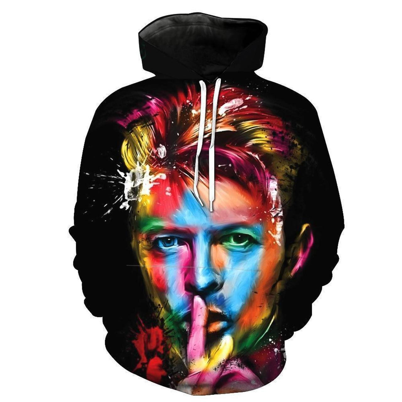 David Bowie 3D All Over Print Hoodie & Zip Hoodie