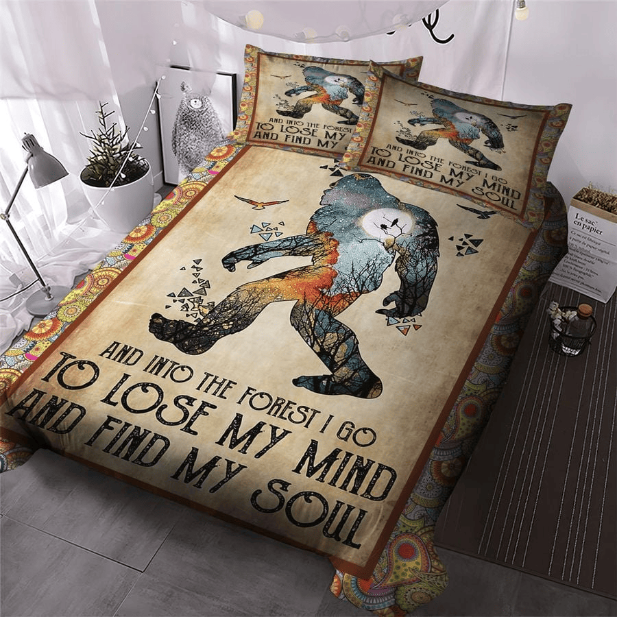 Bigfoot Bedding Set To Lose My Mind To Find My Soul Duvet Covers