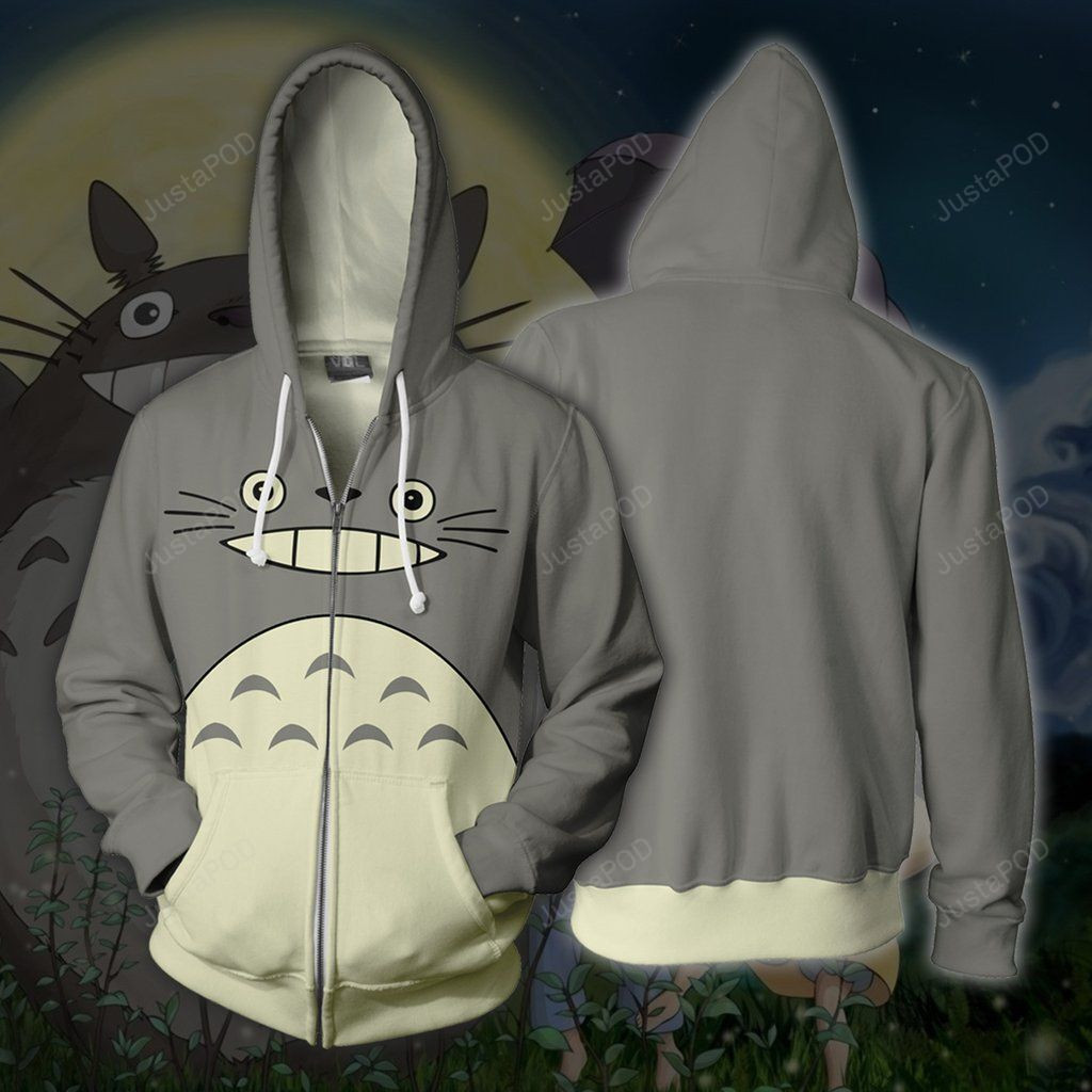 STUDIO GHIBLI ‘ Totoro Cosplay 3D All Over Print Hoodie & Zip Hoodie