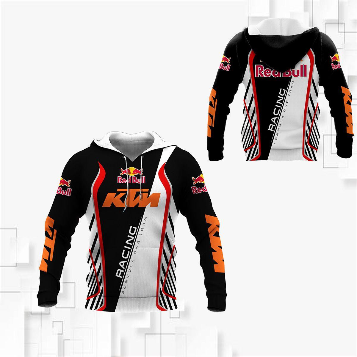Red Bull Ktm Factory Racing F1 8k78 3d Zip Hoodie Hoodie Ii0