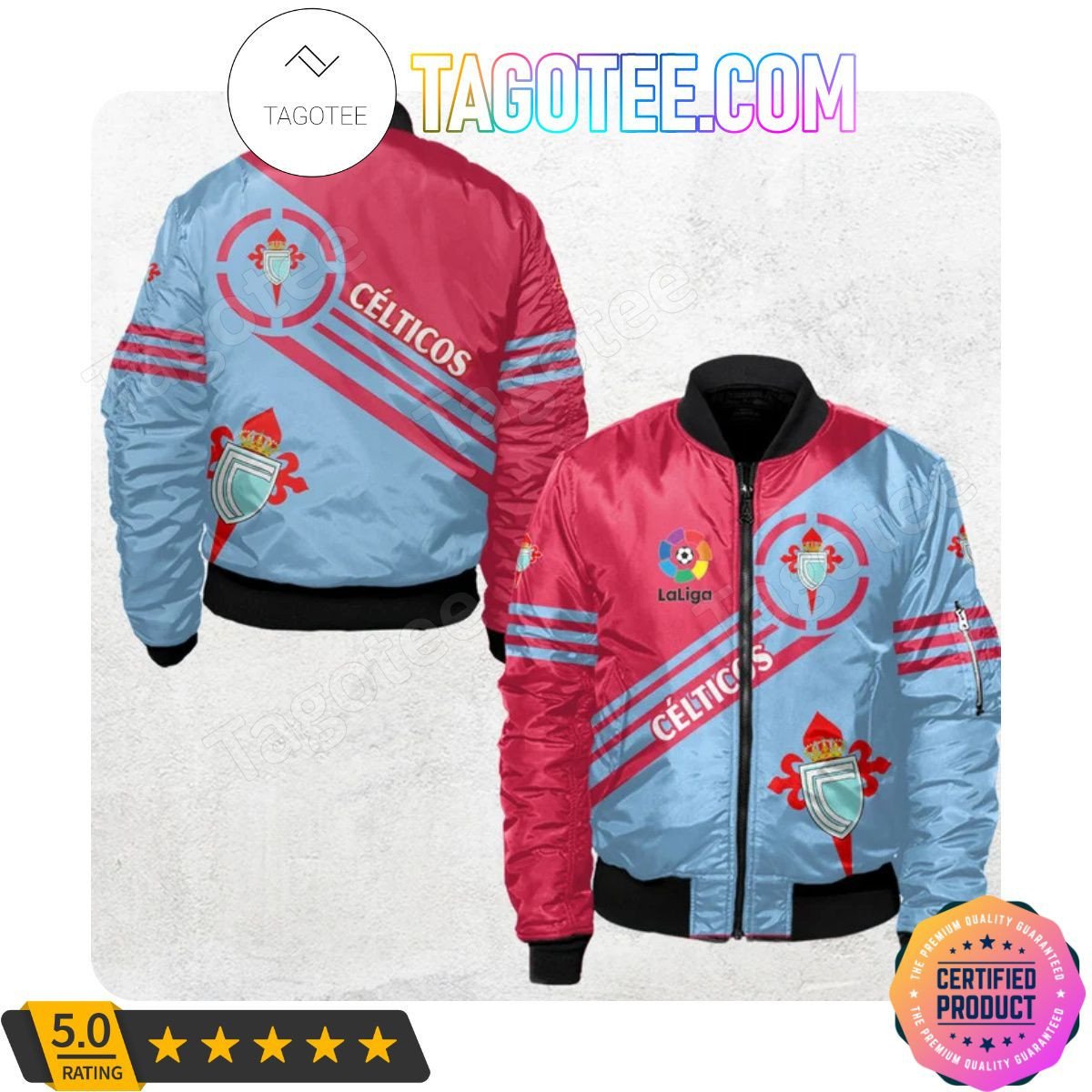 RC Celta de Vigo La Liga Bomber Jacket