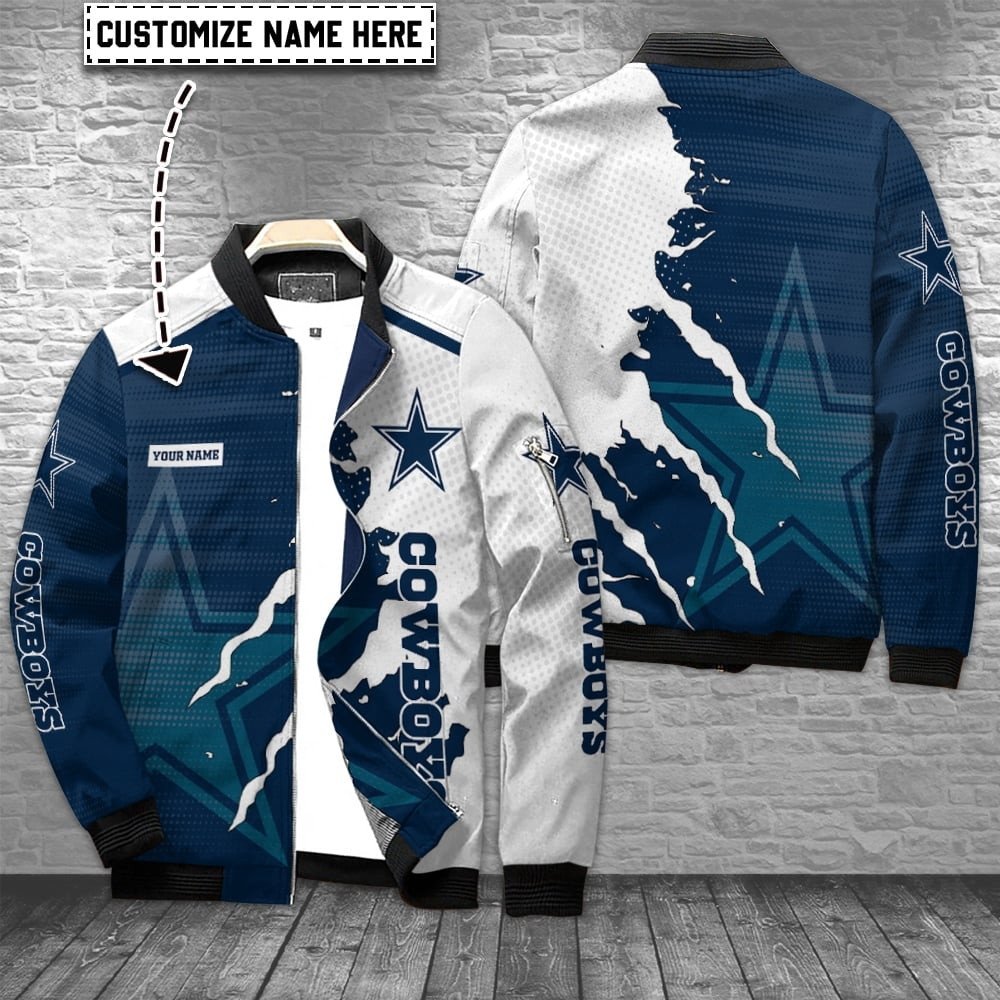 Cowboys Personalized Bomber Jacket BG878