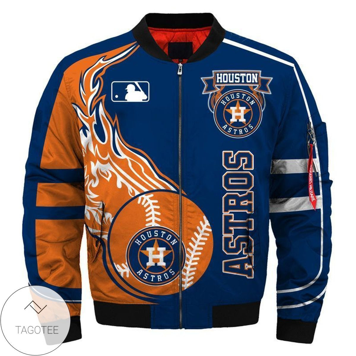 Houston Astros Navy Bomber Jacket