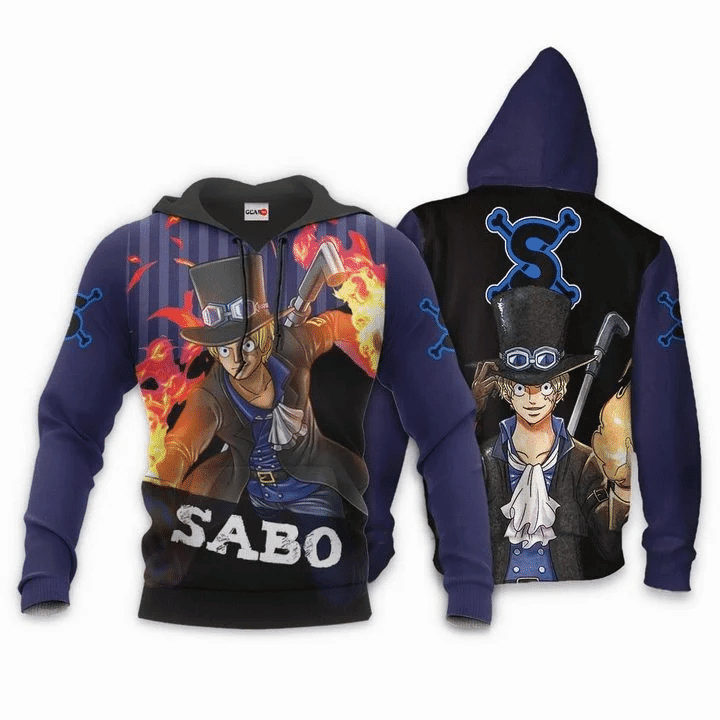 One Piece Sabo One Piece 3d Hoodie Zip Hoodie