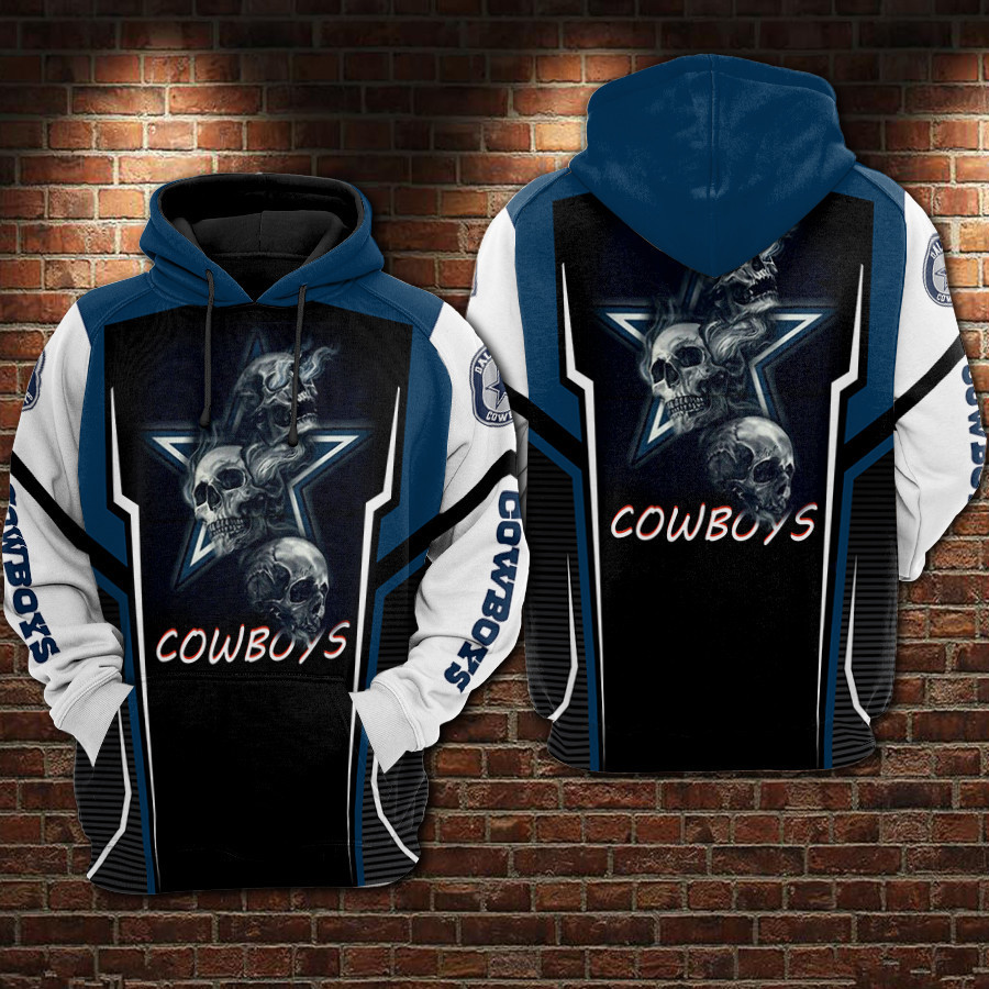 Cowboys 3D All Over Print Hoodie & Zip Hoodie