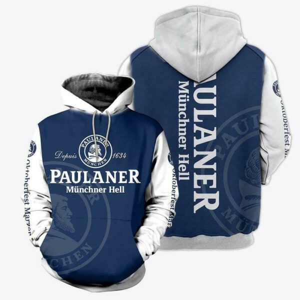 Paulaner Mnchner Hell 3d All Over Print Hoodie 374 1927