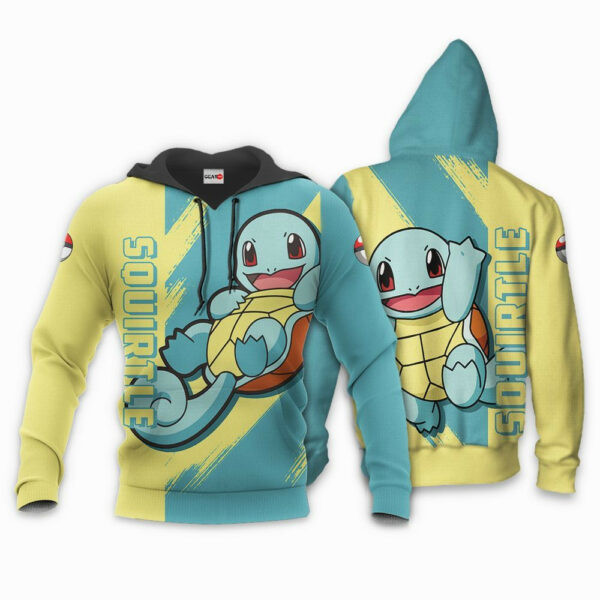 Squirtle Anime Pokemon 1k852 Cartoon Graphic Outfits Aop 3d Hoodie Zip Hoodie 2579