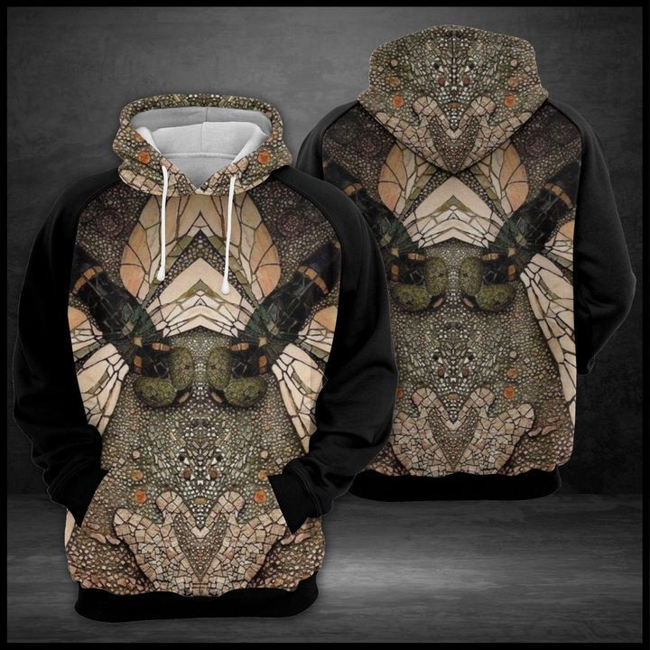Dragonfly Mosaic 3D All Over Print Hoodie & Zip Hoodie