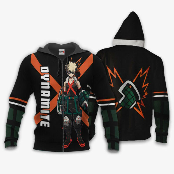 Katsuki Bakugo Anime My Hero Academia 2k18 Cartoon Graphic Outfits Aop 3d Hoodie Zip Hoodie 1662