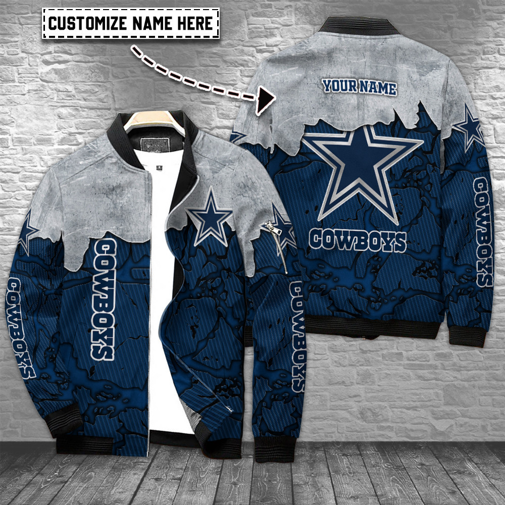 Cowboys Personalized Bomber Jacket BG635
