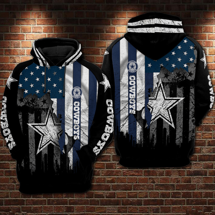 Cowboys 3D All Over Print Hoodie & Zip Hoodie