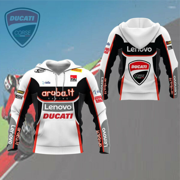 Ducati Shirt 208, 3d Hoodie Zip Hoodie 709