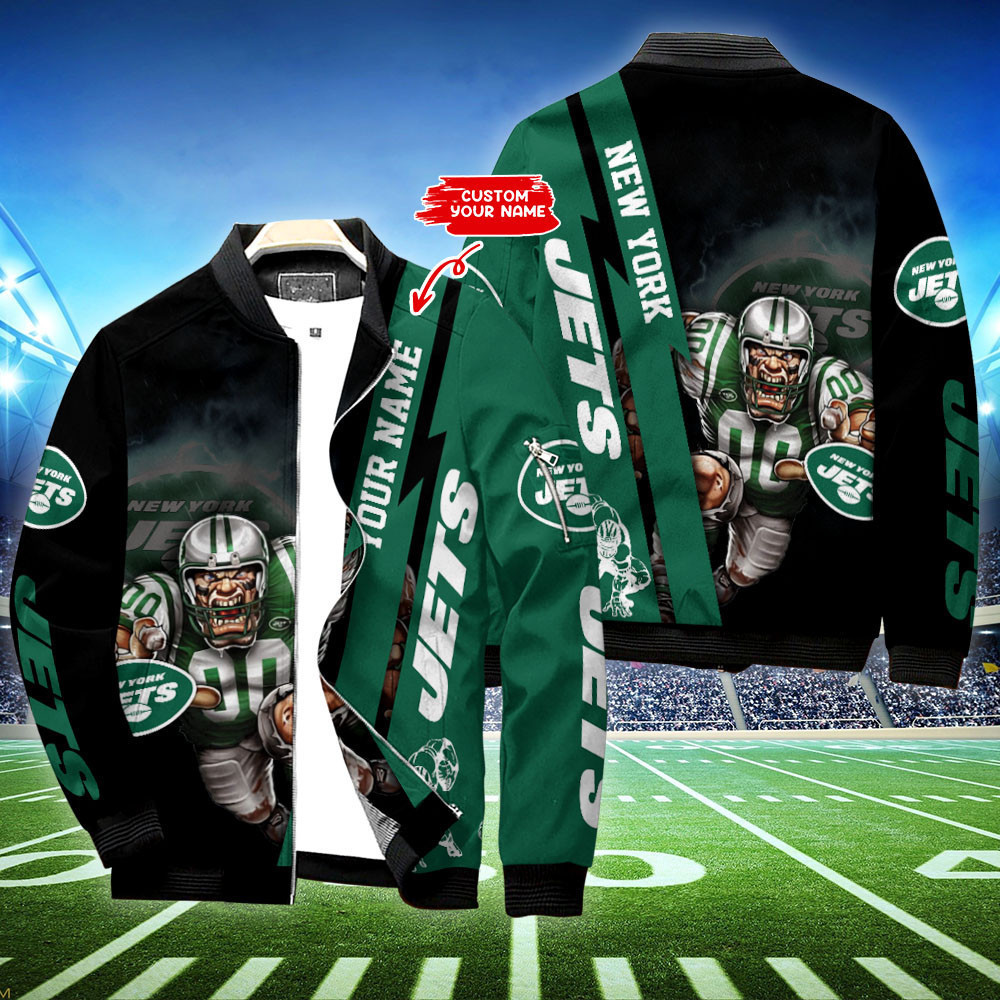 New York Jets Personalized Bomber Jacket BG535