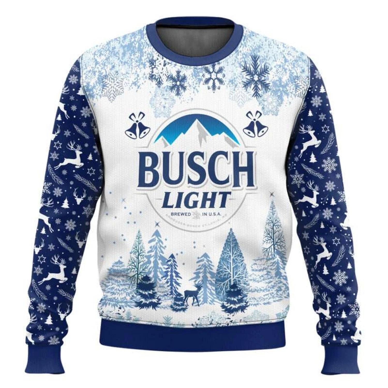 Busch Light Ugly Christmas Sweater