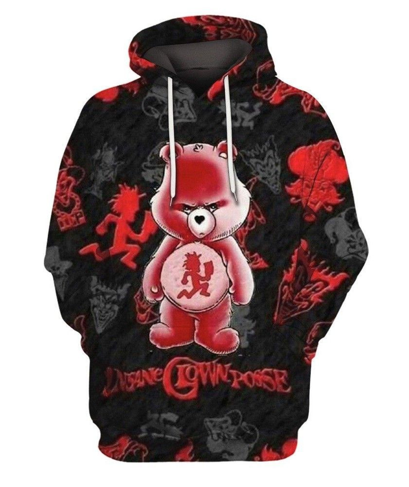 Insane Clown Posse Sugar Bear 3D All Over Print Hoodie & Zip Hoodie