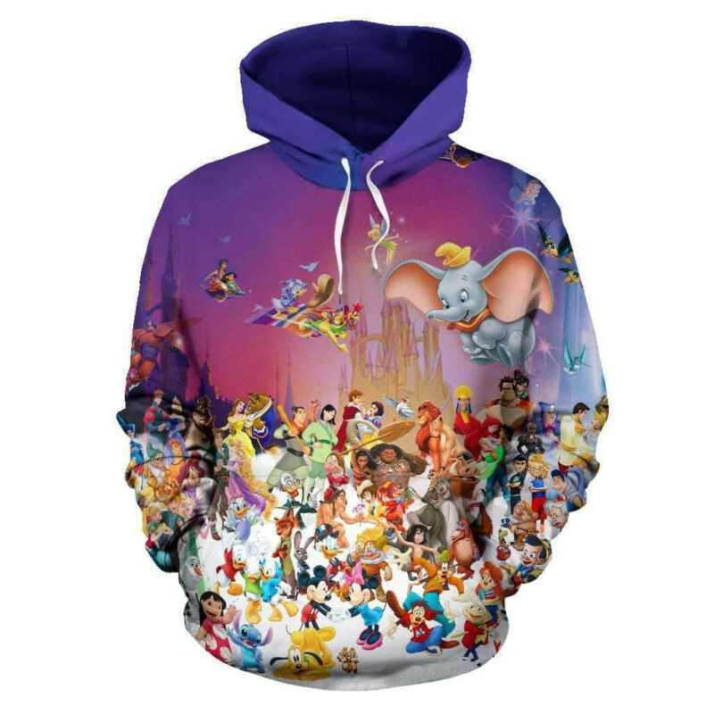 Characters Movie 3d Hoodie Zip Hoodie