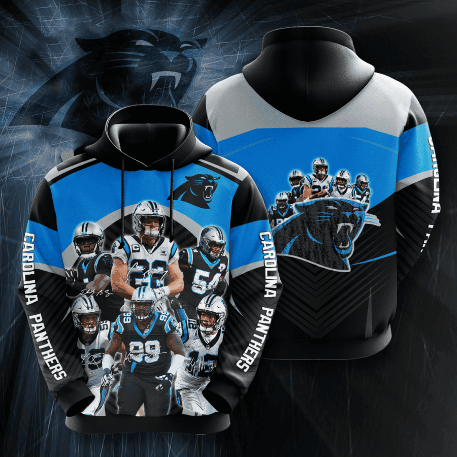 Carolina Panthers 3D All Over Print Hoodie & Zip Hoodie